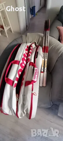 Wilson 2 бр. Pro Staff 95" (със сак Wilson 1914) - юбилейни 100 г., снимка 14 - Тенис - 48861202