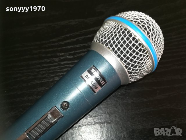 shure beta sm58s-внос швеицария 2610201633, снимка 3 - Микрофони - 30564145
