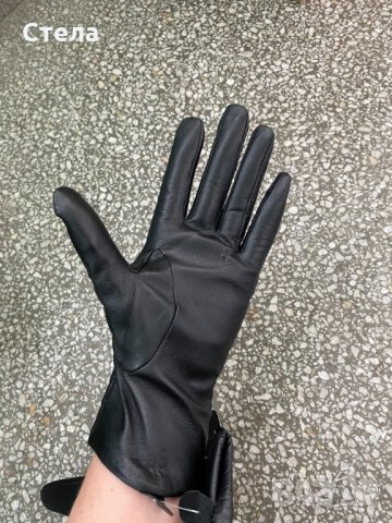 Дамски кожени ръкавици, нови, с етикет, снимка 4 - Ръкавици - 35254559