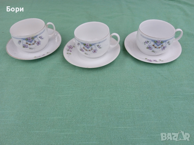 Немски порцелан чаши за чай, снимка 1 - Чаши - 36575183