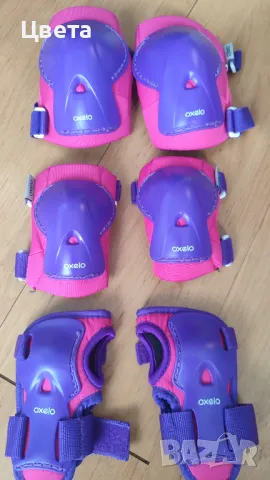 Комплект наколенки и каска за дете, снимка 2 - Спортна екипировка - 50052112