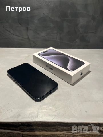 КАТО НОВ Iphone 15 Pro 256 GB Blue Titanium, снимка 6 - Apple iPhone - 52887749