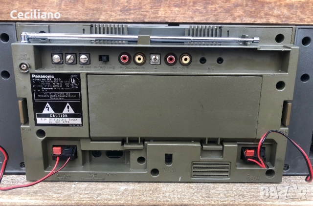 Panasonic RX-C60(25w)  –много свирещ касетофон (boombox), произведен в Япония., снимка 10 - Радиокасетофони, транзистори - 54051749