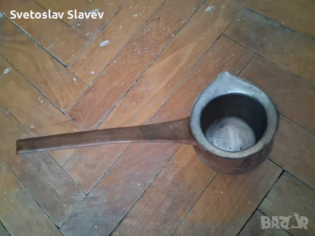 Медно джезве за кафе., снимка 2 - Антикварни и старинни предмети - 55997064