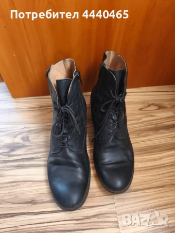 ДАМСКИ КОЖЕНИ БОТИ KICKERS, снимка 2 - Дамски боти - 52546271