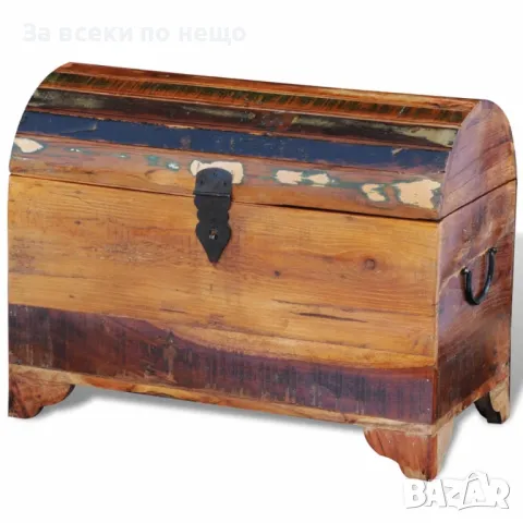 Сандък за съхранение от регенерирано дърво Код P76, снимка 5 - Други стоки за дома - 49147131