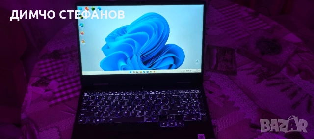 Геймърски лаптоп LENOVO IdeaPad GAMING 3 16IAH7 16" Intel Core i5-12450H 16GB/512GB NVIDIA RTX 3050, снимка 4 - Лаптопи за игри - 52892813