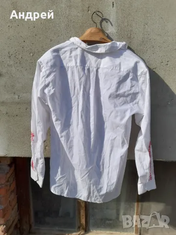 Стара мъжка риза за носия #3, снимка 5 - Антикварни и старинни предмети - 49764729