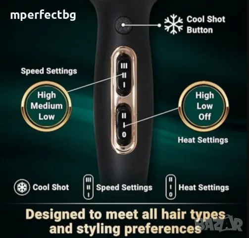 Сешоар VGR V433 Професионален Сешоар за коса VGR V 433, снимка 3 - Аксесоари за коса - 48791976