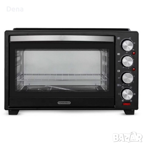 Компактна печка Termomax – фурна + два керамични котлона в едно, снимка 2 - Печки, фурни - 52464225