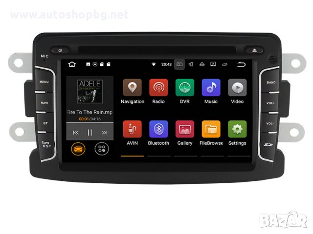 DACIA SANDERO DUSTER RENAULT CAPTUR LOGAN 2 НАВИГАЦИЯ