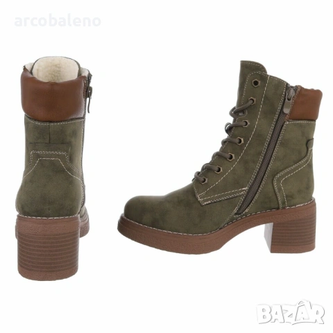 Дамски боти с връзки, 5цвята , снимка 6 - Дамски боти - 53057820