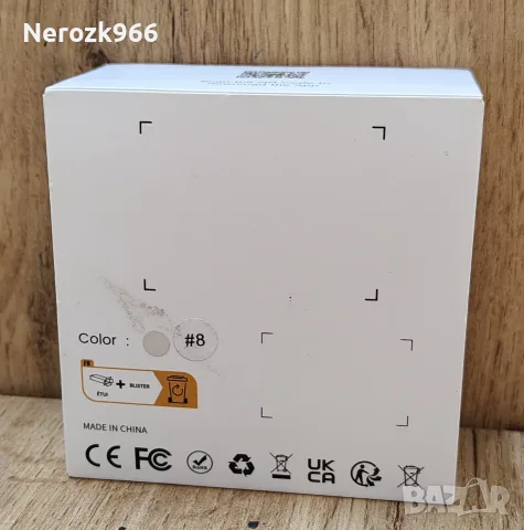 Smart Ring R6–Смарт пръстен Размер 8/ Сребрист – нов! , снимка 2 - Смарт гривни - 56004082
