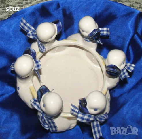 Порцеланова кашпа с патета, снимка 5 - Декорация за дома - 53976945