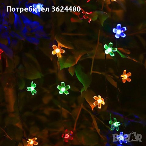 Лампички  цветя за градина соларни, снимка 14 - Други стоки за дома - 40671586