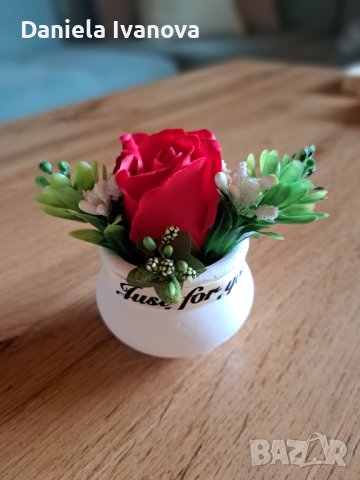 Сапунени рози, снимка 14 - Изкуствени цветя - 38183779