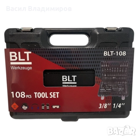 Гедоре 108 части 1/4“ & 3/8“ BLT Werkzeuge, снимка 4 - Гедорета - 52683723