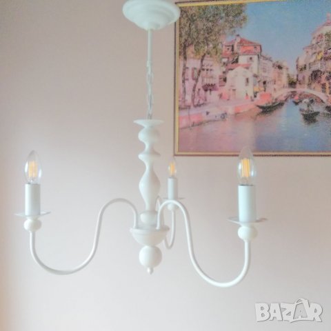  Класически винтидж полилей,ретро лампа,осветление за хол,трапезария,спалня, снимка 7 - Полилеи - 22328126