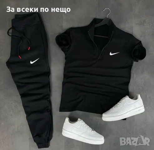 Мъжки спортен комплект Долнище и тениска Nike - 3 налични цвята Код A86, снимка 4 - Спортни екипи - 47390721