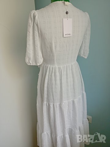 Бяла рокля Monki 38/M, снимка 7 - Рокли - 37115239