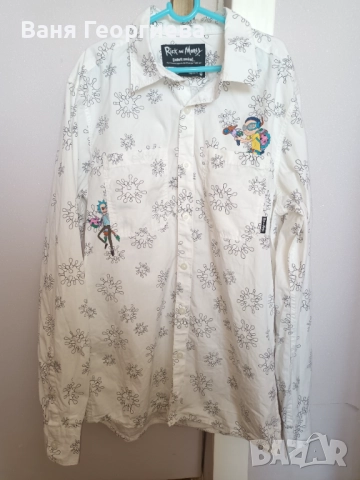 Мъжка риза Rick and Morty XS, снимка 4 - Тениски - 51575081