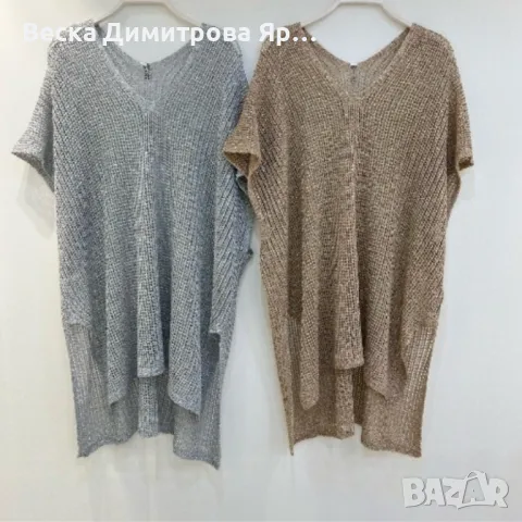 Плажна туника – Лека, стилна и комфортна защита за плажа, снимка 6 - Туники - 49977800