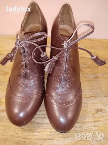 Mint & Berry, Естествена Кожа, Нови, 40-ти номер. Код 2028, снимка 3 - Дамски обувки на ток - 42867266