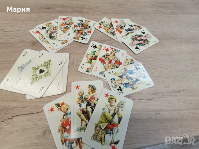 Eмблематични карти „Coeur Rokoko No. 160“ ГДР, снимка 8 - Колекции - 55746896