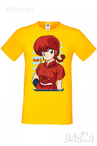 Мъжка тениска Ranma Saotome,Анимация,игра,Празник,Повод,, снимка 10 - Тениски - 38122408