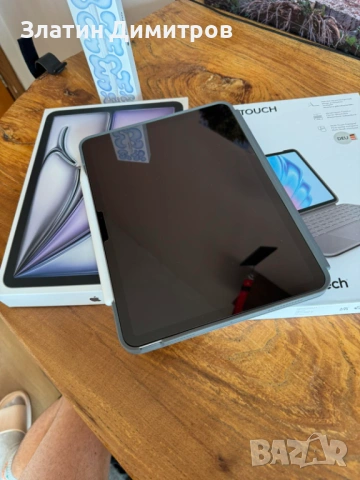 Ipad Air 11 (M3) 128GB + Apple Pencil Pro + Logitech Combo Touch, снимка 7 - Таблети - 54213014