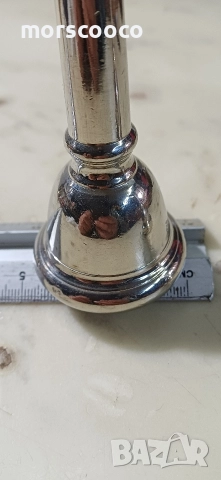 Голям мундщук със сребърно покритие , снимка 3 - Духови инструменти - 52898104