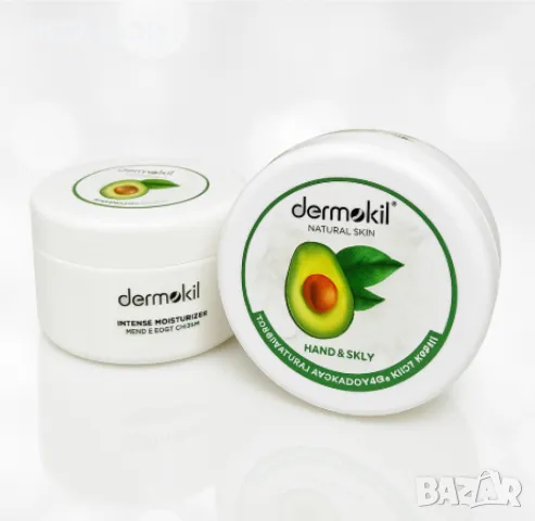 Dermokil Natural Skin Avocado Hand & Body Cream, интензивно хидратиращ крем, снимка 2 - Козметика за тяло - 49992658
