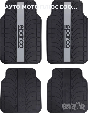 Комплект универсални автомобилни стелки Sparco със Сиви елементи