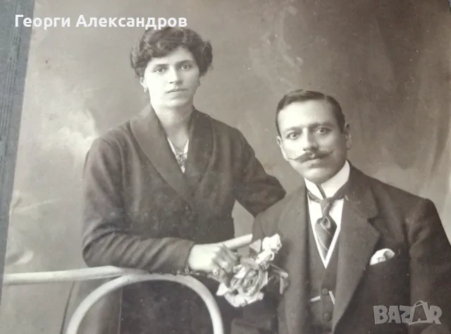 Ателие APOLLON CONSTANTINOPLE Старинна АРИСТОКРАТИЧНА СНИМКА ТВЪРД КАРТОН от ЦАРСКО ВРЕМЕ, снимка 6 - Колекции - 48681176