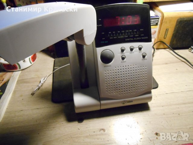 ABA NS 984 Clock alarm radio LAMP vintage88', снимка 6 - Други - 30835688