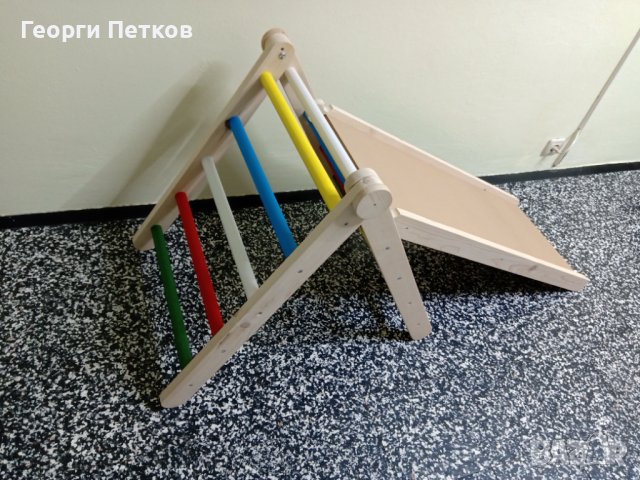 Триъгълник на Пиклер в комплект с рампа/пързалка., снимка 5 - Мебели за детската стая - 44444385