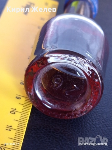 Малка бутилка ликьор стара рядка за КОЛЕКЦИЯ ДЕКОРАЦИЯ 51361, снимка 5 - Други ценни предмети - 51791696