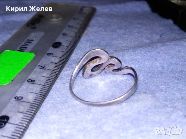 ФЕШЪН АРТ ПОСРЕБРЕН СТОМАНЕН ПРЪСТЕН с ПЕЧАТ 925 БИЖУ от БЛАГОРОДНА НЕРЪЖДАЕМА СТОМАНА 26332, снимка 11 - Пръстени - 39969276