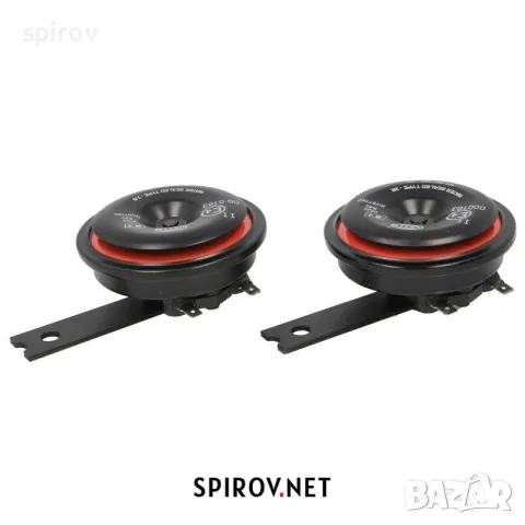 Комплект клаксони Hella Hi-Low tone 350/415Hz 111dB 12V, снимка 3 - Части - 55744918