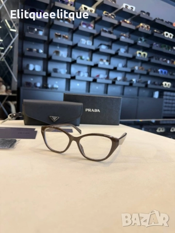 очила с черен обикновен калъф и Ув защита prada, снимка 16 - Слънчеви и диоптрични очила - 52415798