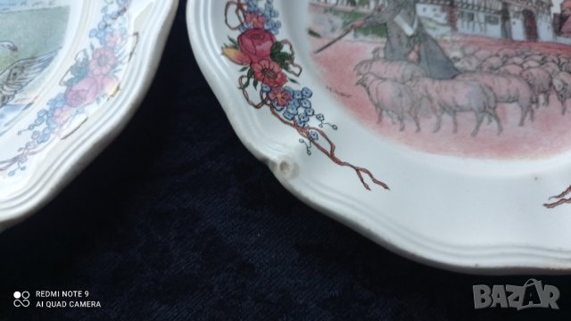 Две френски декоративни чиний, снимка 2 - Други ценни предмети - 35633971