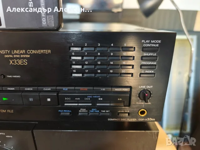 SONY CDP-X33 ES , снимка 7 - Аудиосистеми - 56338856