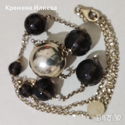 Сребърно колие , снимка 1