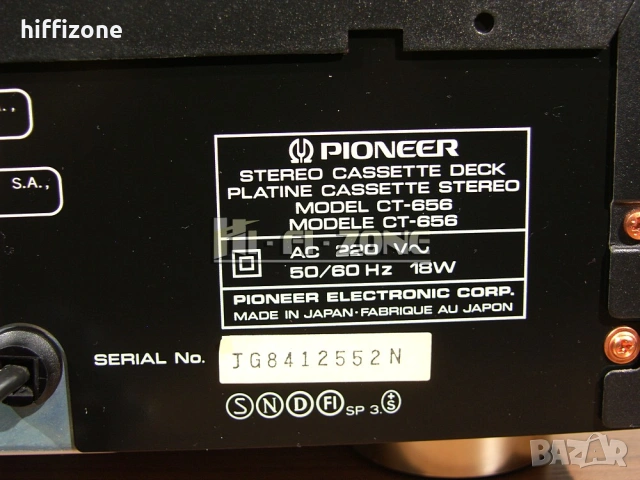 ДЕК    Pioneer ct-656 /1 , снимка 8 - Декове - 54290987