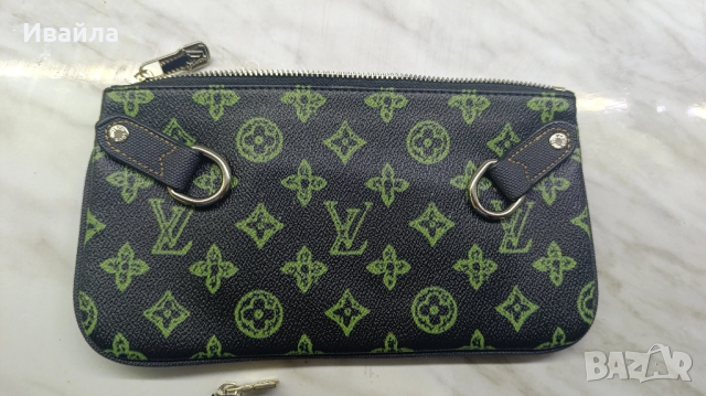нов комплект мини чанта и портмоне Louis Vuitton , снимка 5 - Чанти - 51632326