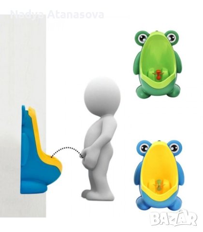 Писоар за деца под формата на жабка, снимка 1 - За банята - 42743595