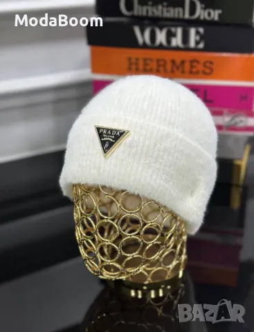 Prad🅰️ зимни дамски шапки различни цветове , снимка 5 - Шапки - 48250882