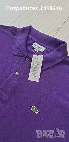 Lacoste Classic Fit Pique Cotton Regular Fit Mens Size 11  НОВО! ОРИГИНАЛ! Мъжка Тениска!, снимка 1 - Тениски - 39873036