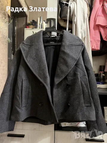 Дамско палто Zara, снимка 5 - Палта, манта - 56525159