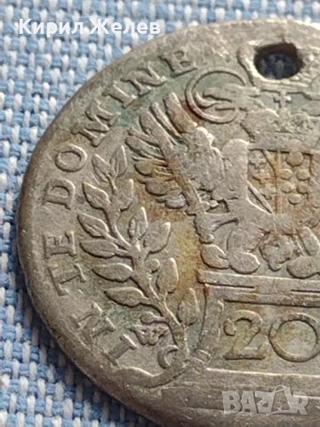 Сребърна монета 20 кройцера 1764г. Франц първи Виена Свещена Римска империя 26744, снимка 9 - Нумизматика и бонистика - 42887620